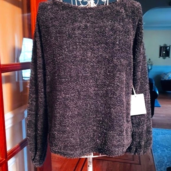 NWT Lauren Conrad sz XS India Ink fuzzy sweater - Picture 2 of 3